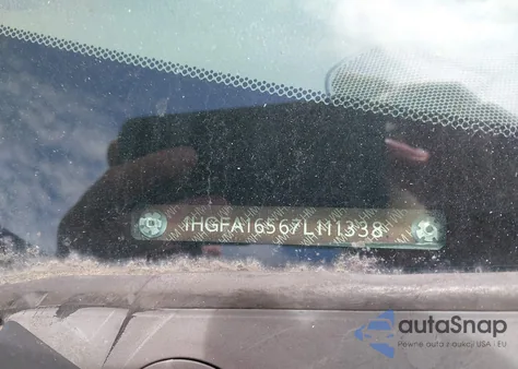 2007 Honda Civic Lx z USA, uszkodzony, nr VIN 1HGFA16567L111338